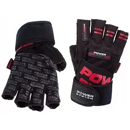 Рукавички для фітнесу Power System PS-2800 Black/Red XL - мініатюра 2