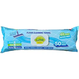 Серветки для прибирання підлоги Lime вологі 50 шт.