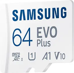 Карта пам'яті Samsung microSDXC EVO Plus 64GB UHS-I U1 V10 A1 + SD Adapter (MB-MC64KA) [83222] - мініатюра 4