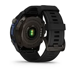 Смарт-годинник Garmin Descent Mk3i 51 мм корпус сірий карбон титановий DLC з чорним силіконовим ремінцем - мініатюра 3