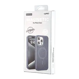 Чохол Silicone Cooling Сase with MagSafe iPhone 16 Pro Dark Blue - мініатюра 2