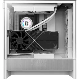 Корпус NZXT H5 Flow White (CC-H52FW-01) [146842] - мініатюра 2
