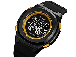 Чоловічий наручний годинник 2023BKGD-BK Black-Gold Black Skmei acs0030383 - мініатюра 3