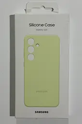 Оригінальний силіконовий чохол Silicone Case для Samsung Galaxy S24 (6.2") Light Green EF-PS921TGEGWW - мініатюра 6