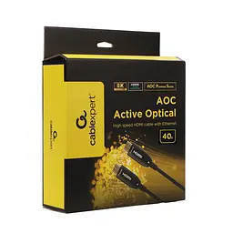 Кабель Cablexpert HDMI - HDMI V 2.1 (M/M), 40 м, Black (CCBP-HDMI8K-AOC-40M-EU) - мініатюра 2