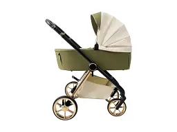 Універсальна коляска 2 в 1 Kidilo Haolaifu H3 Khahi Хакі (6928270766423) - мініатюра 2
