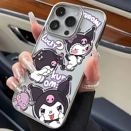 Силіконовий чохол Kuromi (Sanrio) для iPhone 16 Plus - мініатюра 3