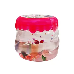В'язка маса, слайм "Crystal Slime" CS-01-01U з намистинками Рожевий