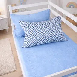 Дитяча постільна білизна JUNIOR Poplin geometry blue (2200012797372) - мініатюра 2