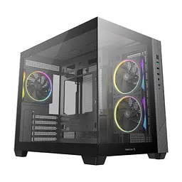 Корпус для ПК Deepcool CG330 3F Black (R-CG330-BKNGM3-G)