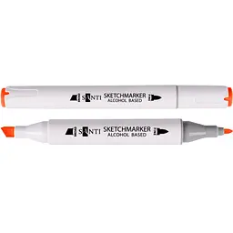 Набір спиртових маркерів Santi Professional SA-22 французька кіновар 6 шт. (390850)