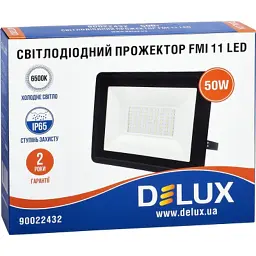 Прожектор Delux FMI 11 LED 50Вт 6500K IP65 (90022432) - мініатюра 3