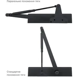 Доводчик двері Ryobi D-2055V BLACK - мініатюра 7
