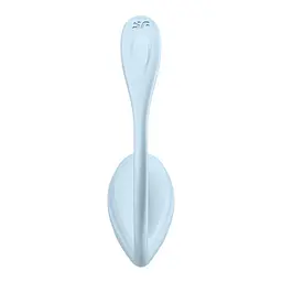 Віброяйце Satisfyer Smooth Petal блакитний - мініатюра 2