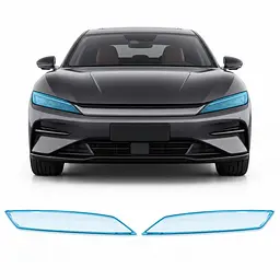 Антигравійна захисна бронеплівка за лекалами для BYD Han II facelift 2023- оптика (фари та ПТФ)