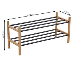 Полиця для взуття Casa Si Shoe Rack Bamboo (CS92307W04) - мініатюра 3