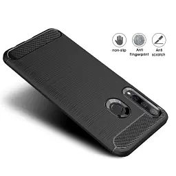 Чохол до мобільного телефона Laudtec для Huawei P Smart 2019 Carbon Fiber (Black) (LT-PST19) - мініатюра 3