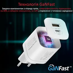 Зарядний пристрій Promate PowerPort-33 Білий - мініатюра 3