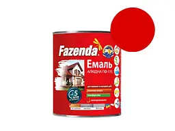 Емаль алкідна ПФ-115 FAZENDA Червоний 2.8кг