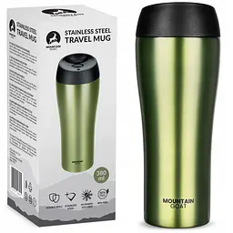 Термокухоль Mountain Goat Travel 0.38 л Green (P-5905973406949) - мініатюра 2