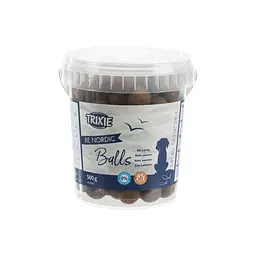 Ласощі для собак Trixie Be Nordic Salmon Balls, кульки з лососем, пластикове відро, 500 г