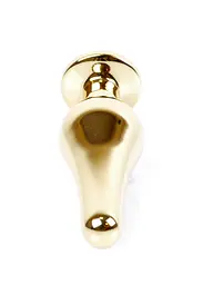 Анальна пробка - Jewellery Gold Long Plug Purple - мініатюра 4