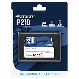 SSD накопичувач Patriot P210 1TB 2.5 7mm SATAIII 3D QLC - мініатюра 2