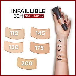 Тональний крем L’Oréal Paris Infaillible Matte 24H Матове покриття, відтінок 200, 30 мг (A9959300) - мініатюра 4
