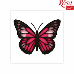 Картина 3D Rosa Talent Метелик 4 МДФ ґрунтований 4 шари 17х17 см (4823098529033)