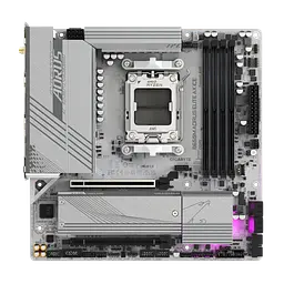 Mатеринська плата Gigabyte B650M Aorus Elite AX Ice Socket AM5 (B650M A ELITE AX ICE) - мініатюра 2