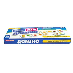 Дитяча настільна гра "Доміно. Продукти харчування" 10109169, 28 карток - мініатюра 6