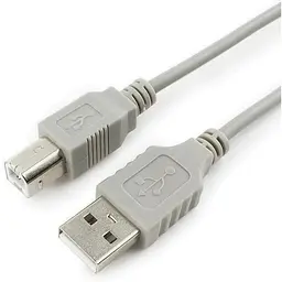 Кабель для принтера TCOM Usb 2.0 AM/BM довжина 1.8 м білий
