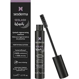 Туш для вій Sesderma Seslash Black відновлююча 5 мл - мініатюра 2