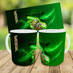 Набір дитячий Yoda Star Wars рюкзак 36х27см сумка-бананка, кружка з принтом для хлопчика (01655) - мініатюра 9