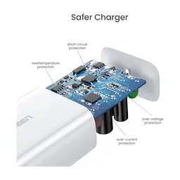 Мережевий зарядний пристрій XO L102 EU Dual Type-C 35W (33611-01_362) - мініатюра 5