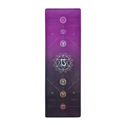 Килимок для йоги EasyFit Chakra Flow (замша-каучук)