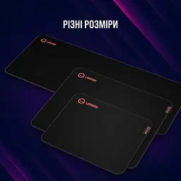 Килимок для мишки Lorgar Main 323 Black/Red (LRG-GMP323) - мініатюра 10