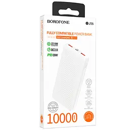 Портативний ЗП Power Bank Borofone BJ56 Graceful 22.5W+PD20W 10000 mAh White - мініатюра 4