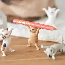Тримач для аксесуарів BeCover "Cute Cat" Персик (712116) - мініатюра 3