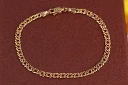 Браслет Xuping Jewelry ромб 21 см 4 мм золотистий