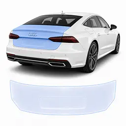 Антигравійна захисна бронеплівка за лекалами для Audi A7 C8 facelift 2023-2025 - зона кришки багажника