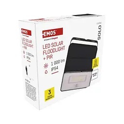 Прожектор EMOS сонячний світлодіодний 1000 лм IP54 4000K PIR (ZG121S) - мініатюра 9