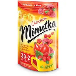 Чай фруктовий Minutka, шипшина, малина та журавлина, 64 г - мініатюра 2