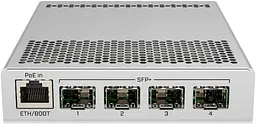 Комутатор Mikrotik CRS305-1G-4S+IN, 4x SFP+ ports, 1x Gigabit Ethernet, металевий enclosure