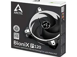Вентилятор для корпусу ARCTIC BioniX P120 White (ACFAN00116A) - мініатюра 4