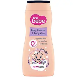 Дитячий шампунь Teo bebe Лаванда 2 в 1 Для волосся та тіла 400 мл (3800024045301)