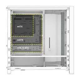 Корпус для ПК Corsair FRAME 4000D RS White (CC-9011313-WW) - мініатюра 4