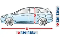 Тент автомобільний для Хечбека / Універсалу Kegel-Blazusiak L2 430-455 х 126-136 см Basic Garage (5-3958-241-3021) - мініатюра 2