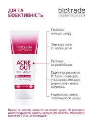 Очищаючий гель Biotrade Acne Out Oxy Wash Cleansing Gel 50 мл - мініатюра 2