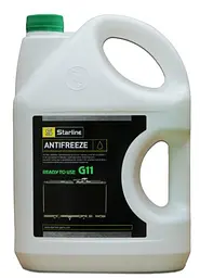 Антифриз Starline Ready to Use G-11 готовий зелений -40°C 4л (ANTIFREEZE GREEN 4)
